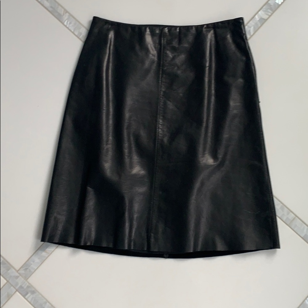 Leather skirt